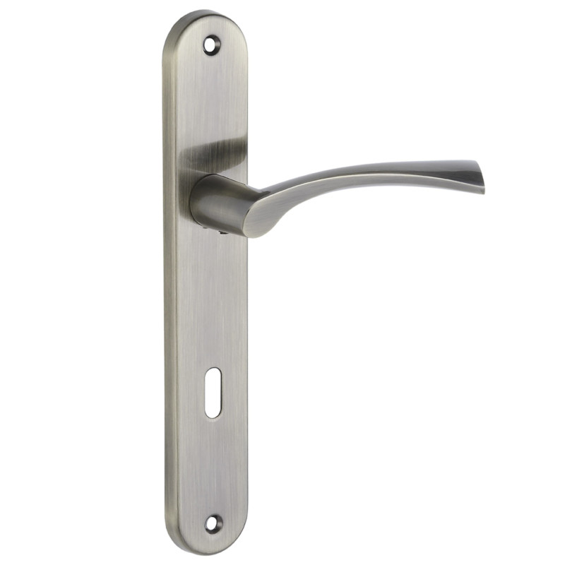 Klamka Do Drzwi Wewnętrznych Na Klucz Patyna NOA Klamka Do Drzwi Wewnętrznych Na Klucz Patyna NOA