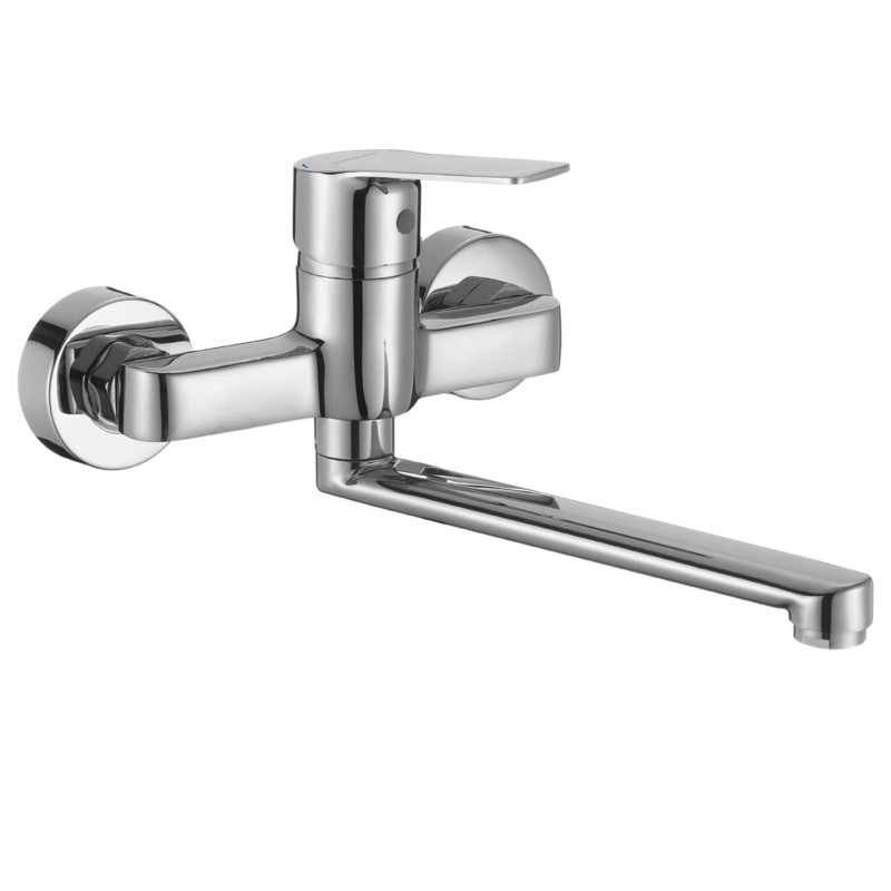 Bateria Zlewozmywakowa Ścienna Borgo Chrom Bateria Zlewozmywakowa Ścienna Borgo Chrom