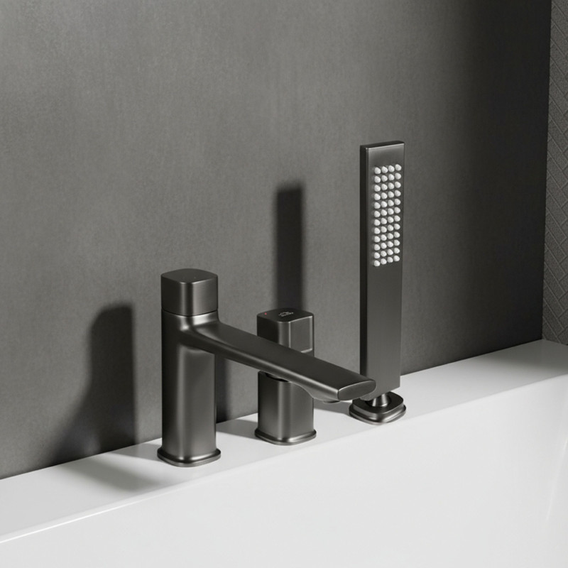 Bateria Wannowa Trzyotworowa Tores Grafit