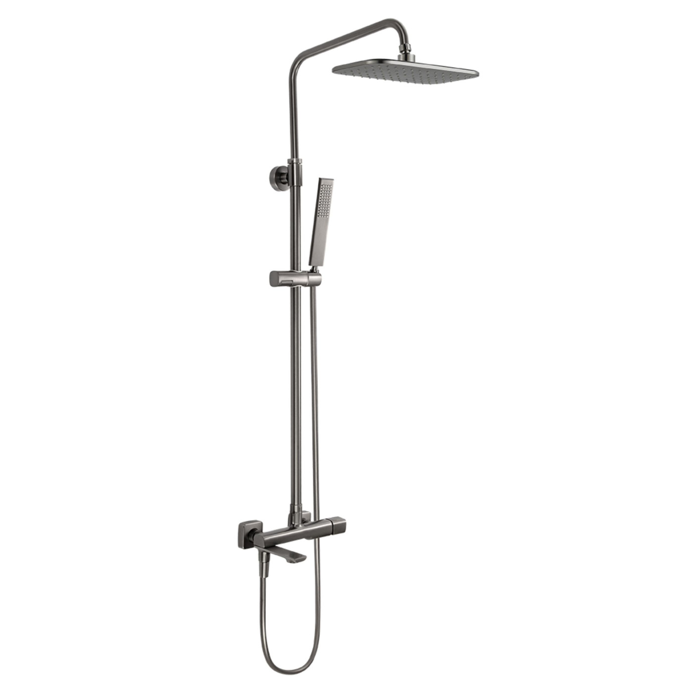 Kolumna Natryskowa z Baterią Tores Grafit