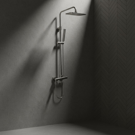 Kolumna Natryskowa z Baterią Tores Grafit