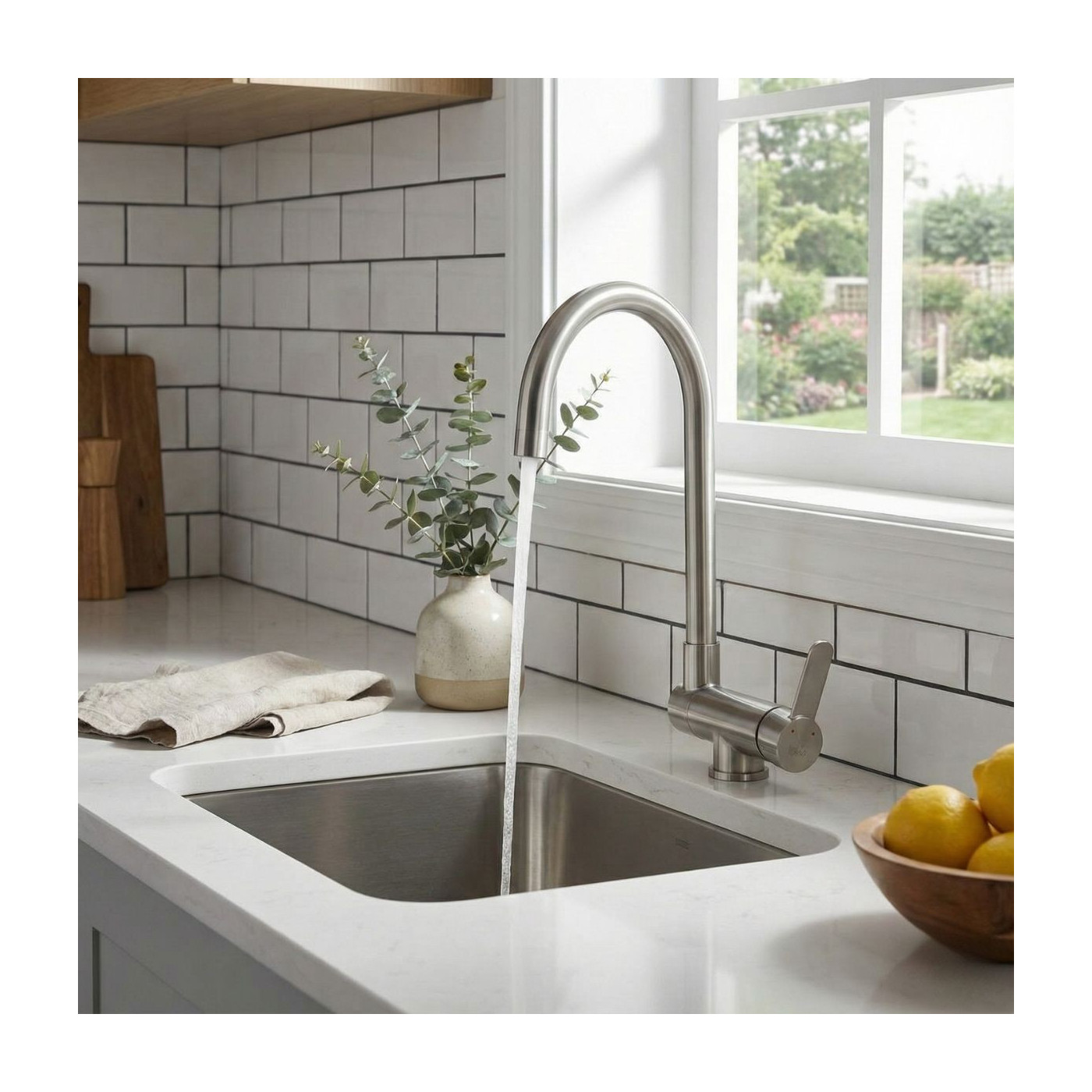 Bateria Zlewozmywakowa Stojąca Z Wylewką U Bona Bateria Zlewozmywakowa Stojąca Z Wylewką U Bona