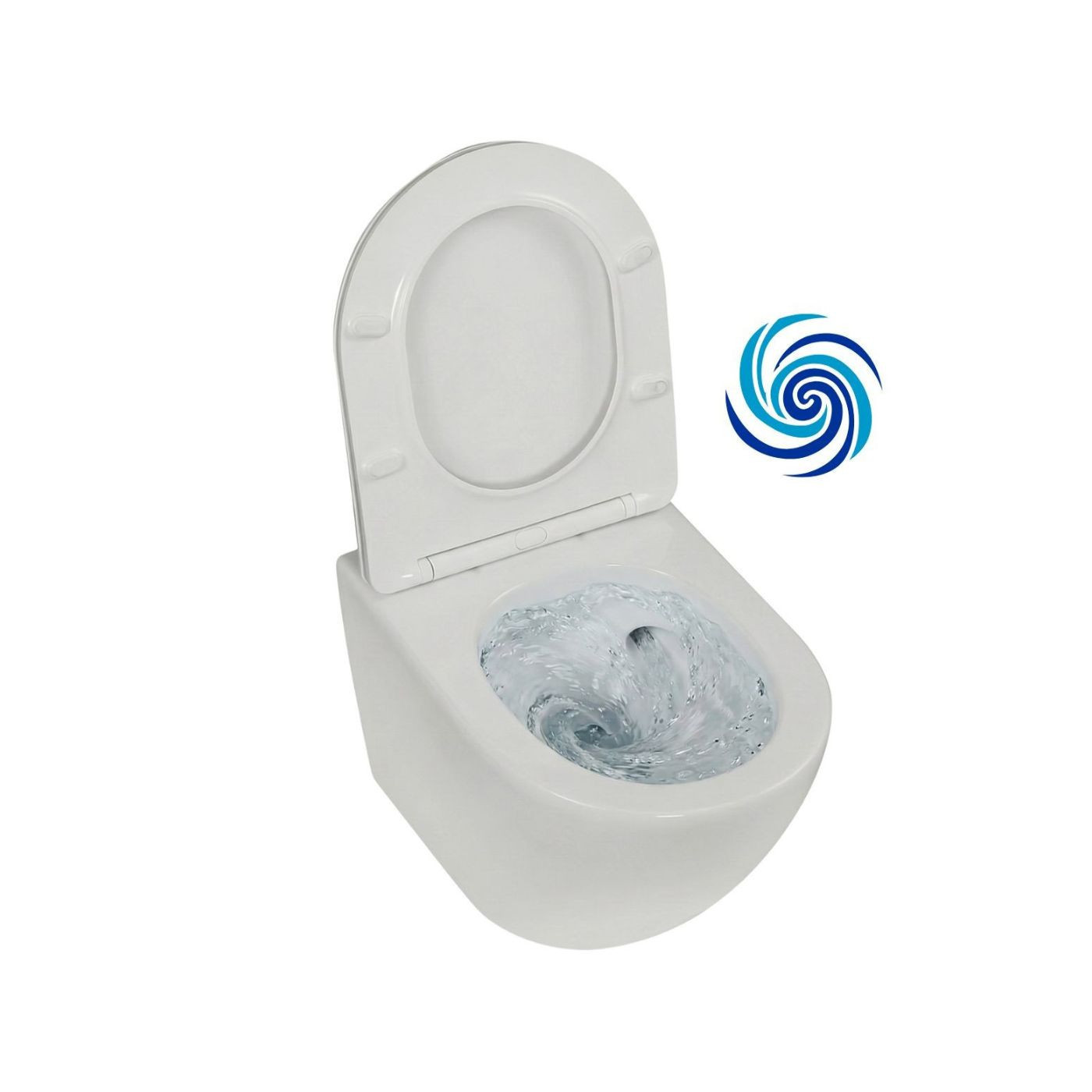 Miska WC Wisząca Desna CycleON Z Deską Spłukiwanie Wirowe