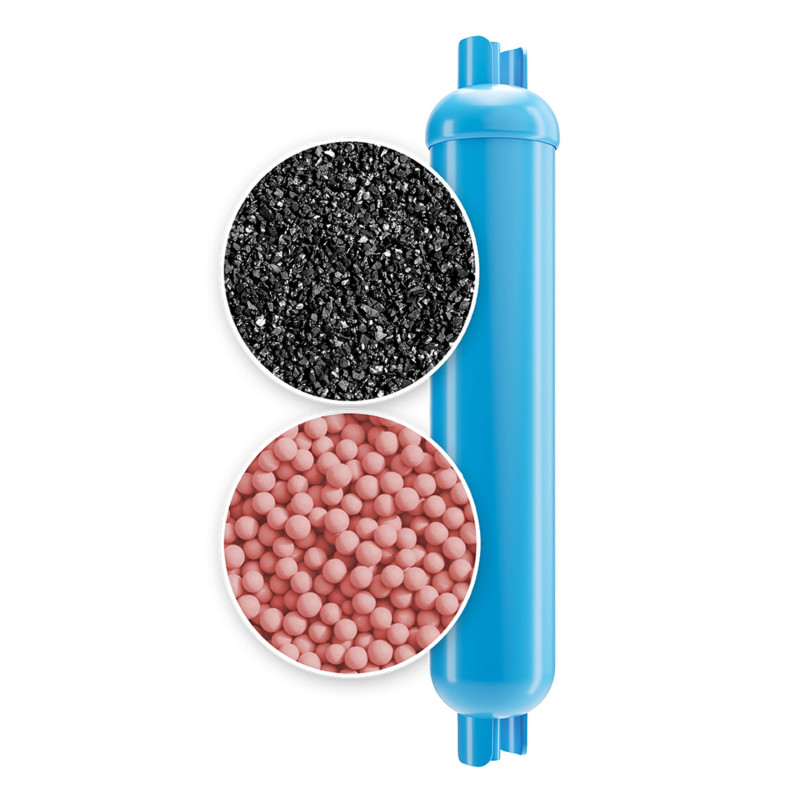 Bateria Filtrująca Wodę Z Elastyczną Wylewką + Filtr Mineralizujący Riveco Laveo