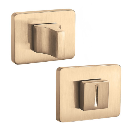 Szyld Prostokątny WC Złoty