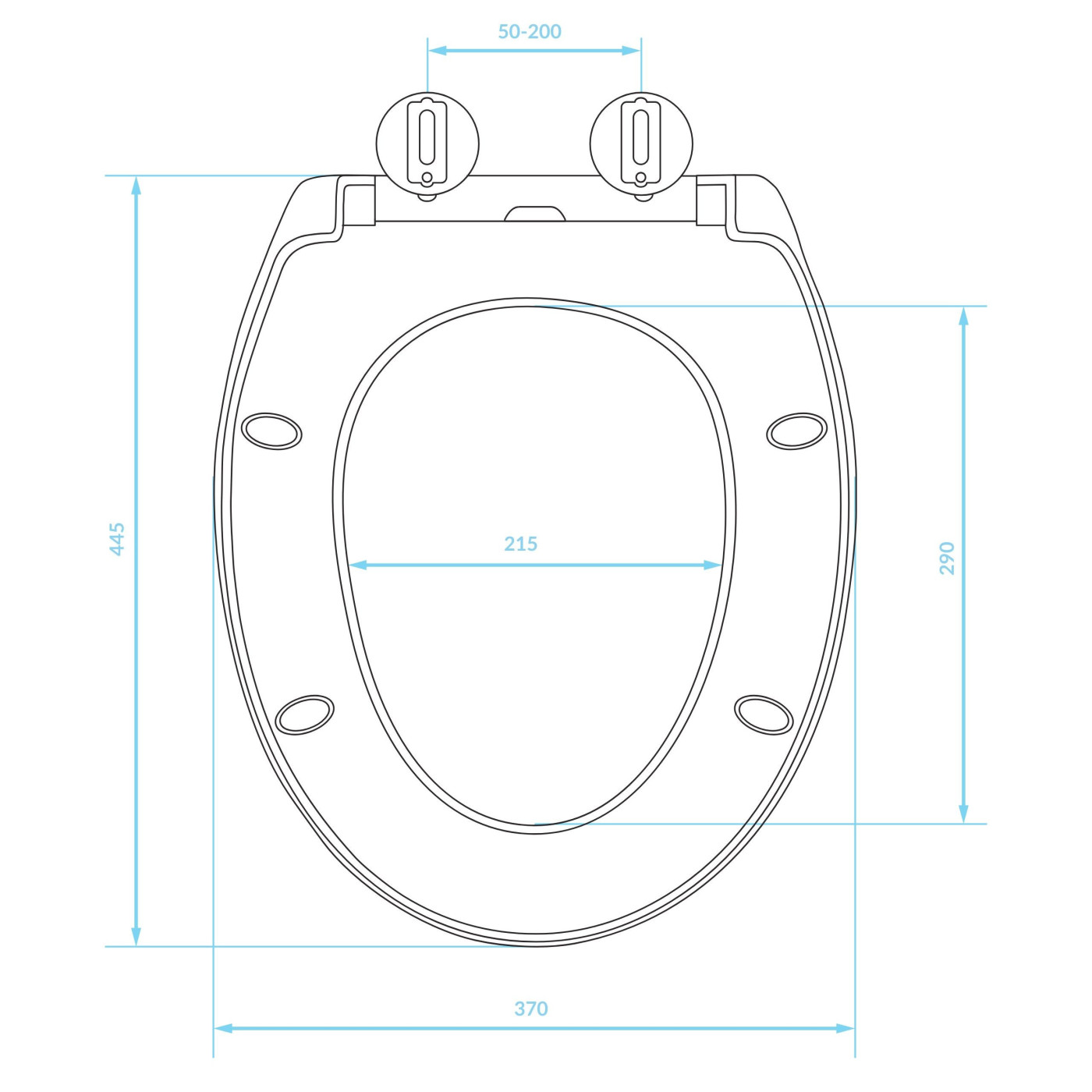 Deska Sedesowa Wolnoopadająca Uniwersalna Biała Deska Sedesowa Wolnoopadająca Uniwersalna Biała