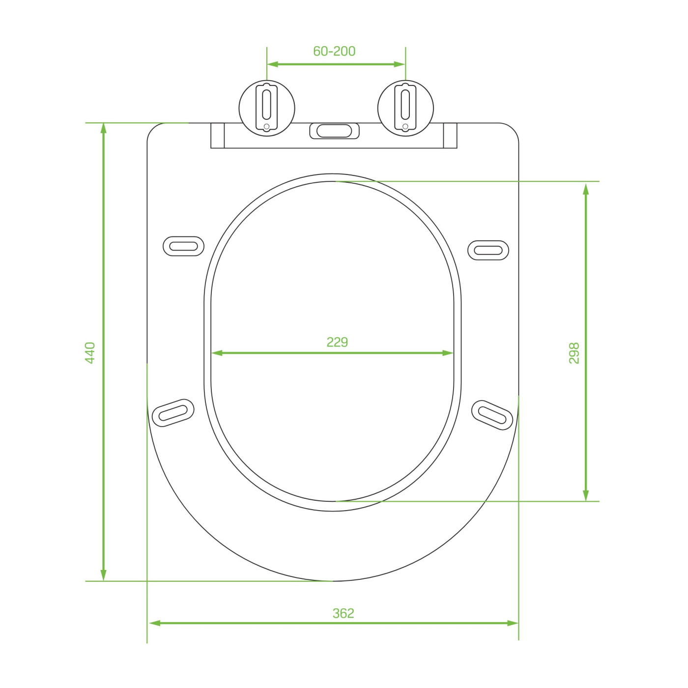 Deska Sedesowa Uniwersalna Duroplast Biała Deska Sedesowa Uniwersalna Duroplast Biała
