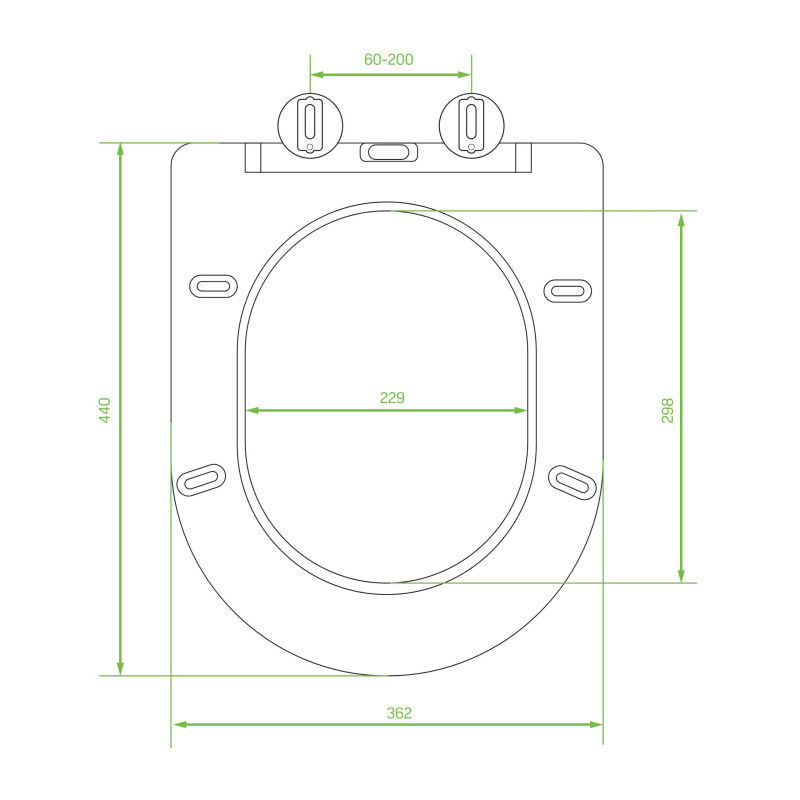 Deska Sedesowa Uniwersalna Duroplast Biała Deska Sedesowa Uniwersalna Duroplast Biała