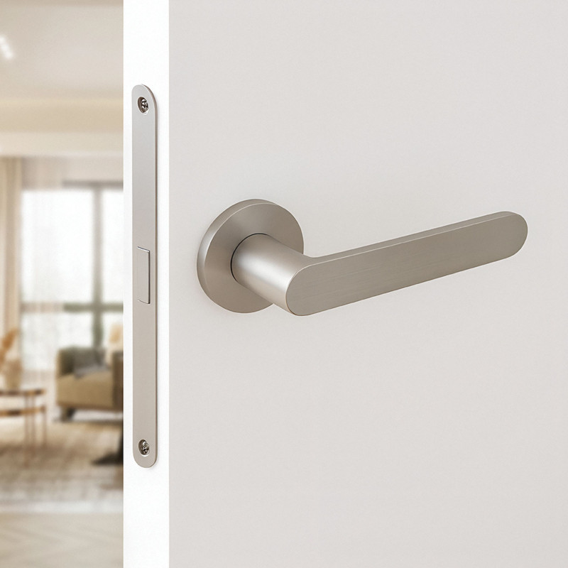 Klamka Wewnętrzna Klamka do Drzwi Wewnętrznych Satyna Mat Malaga