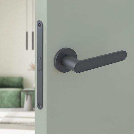 Klamka Wewnętrzna Klamka do Drzwi Wewnętrznych Czarna Malaga