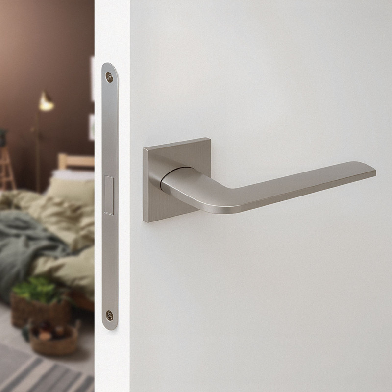 Klamka Wewnętrzna Klamka do Drzwi Wewnętrznych Satyna FIORE Klamka Wewnętrzna Klamka do Drzwi Wewnętrznych Satyna FIORE