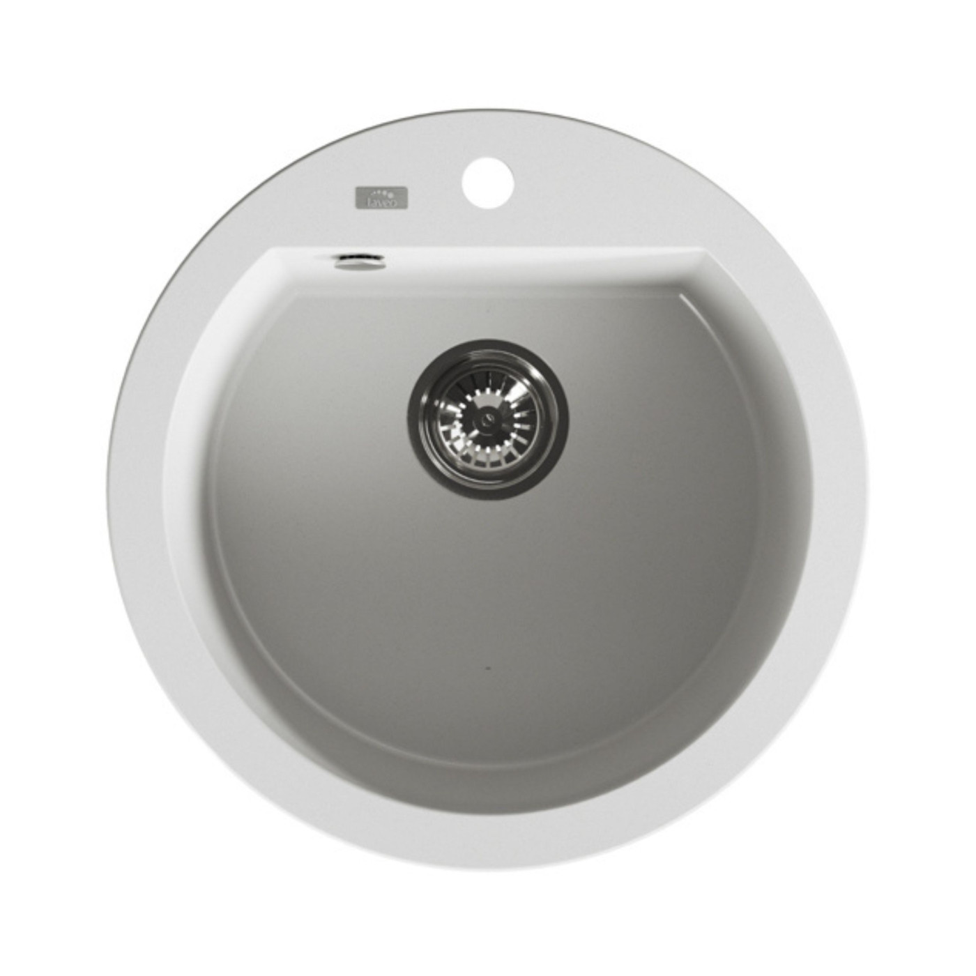Zlewozmywak Jednokomorowy Biały Okrągły Dafne Zlewozmywak Jednokomorowy Biały Okrągły Dafne