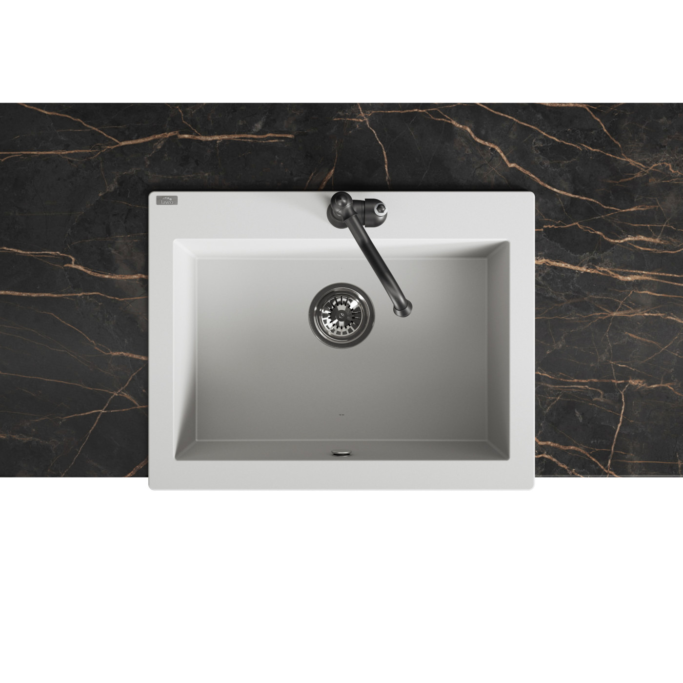 Zlew Zlewozmywak Granitowy Biały KOMODO