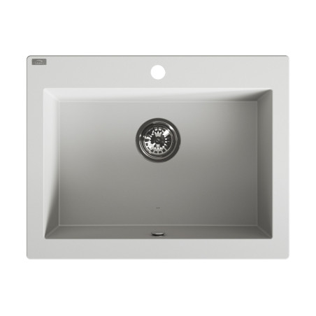 Zlew Zlewozmywak Granitowy Biały KOMODO Zlew Zlewozmywak Granitowy Biały KOMODO