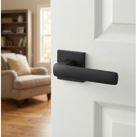 Klamka do Drzwi Wewnętrznych Czarna NIAS