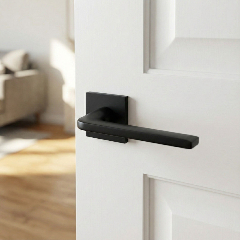 Klamka do Drzwi Wewnętrznych Czarna SAO