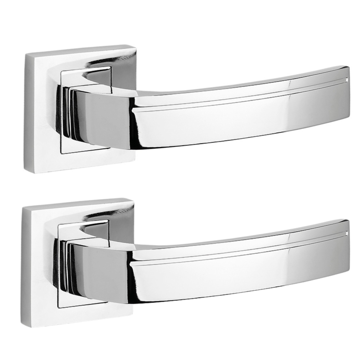 Klamka do Drzwi Wewnętrznych PARVA Chrom Klamka do Drzwi Wewnętrznych PARVA Chrom