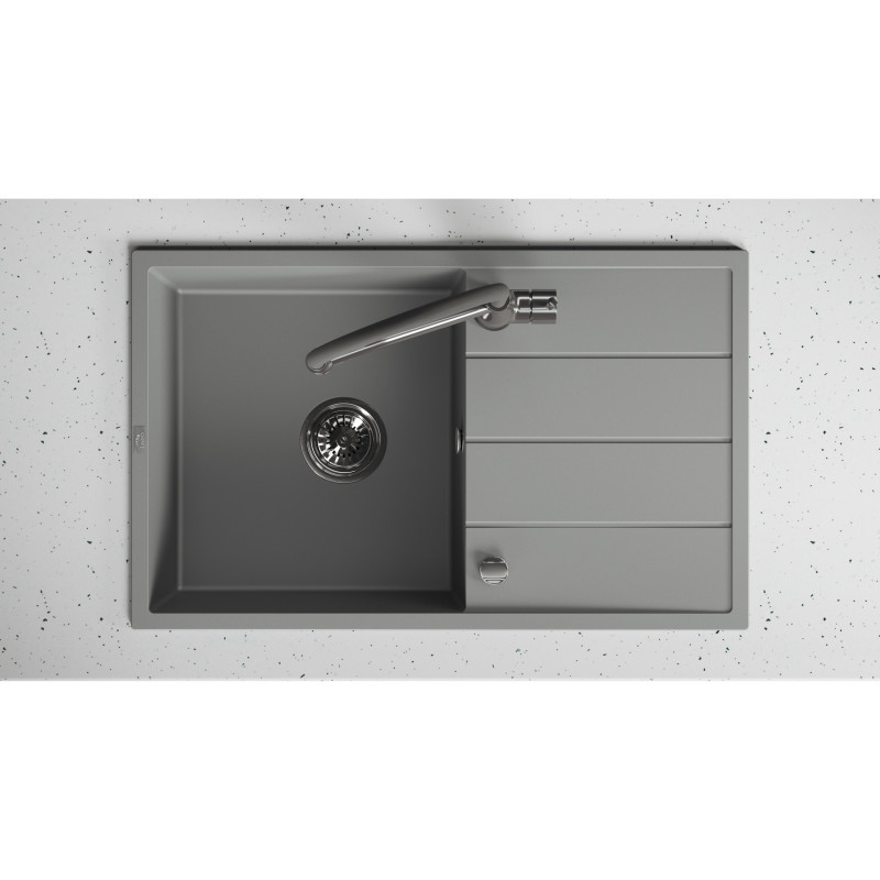 Zlewozmywak Jednokomorowy Granitowy Volcano 780x480mm Wolin