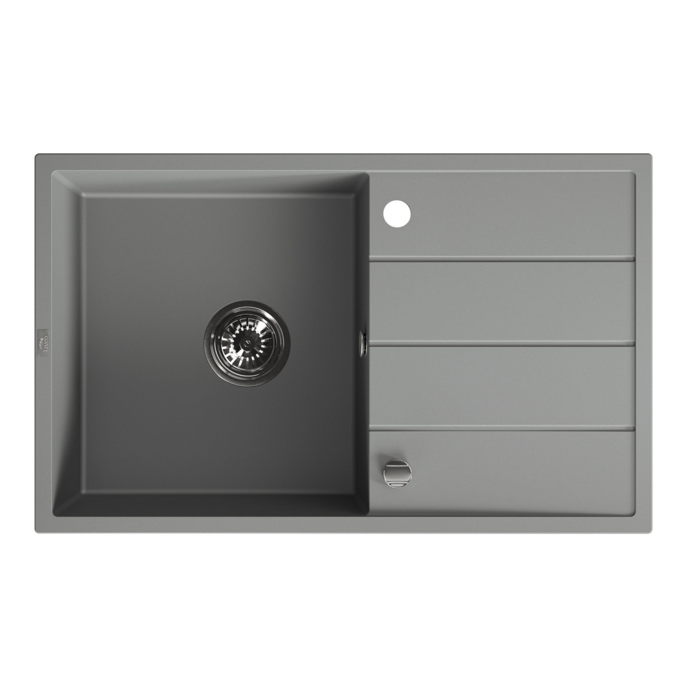 Zlewozmywak Jednokomorowy Granitowy Volcano 780x480mm Wolin