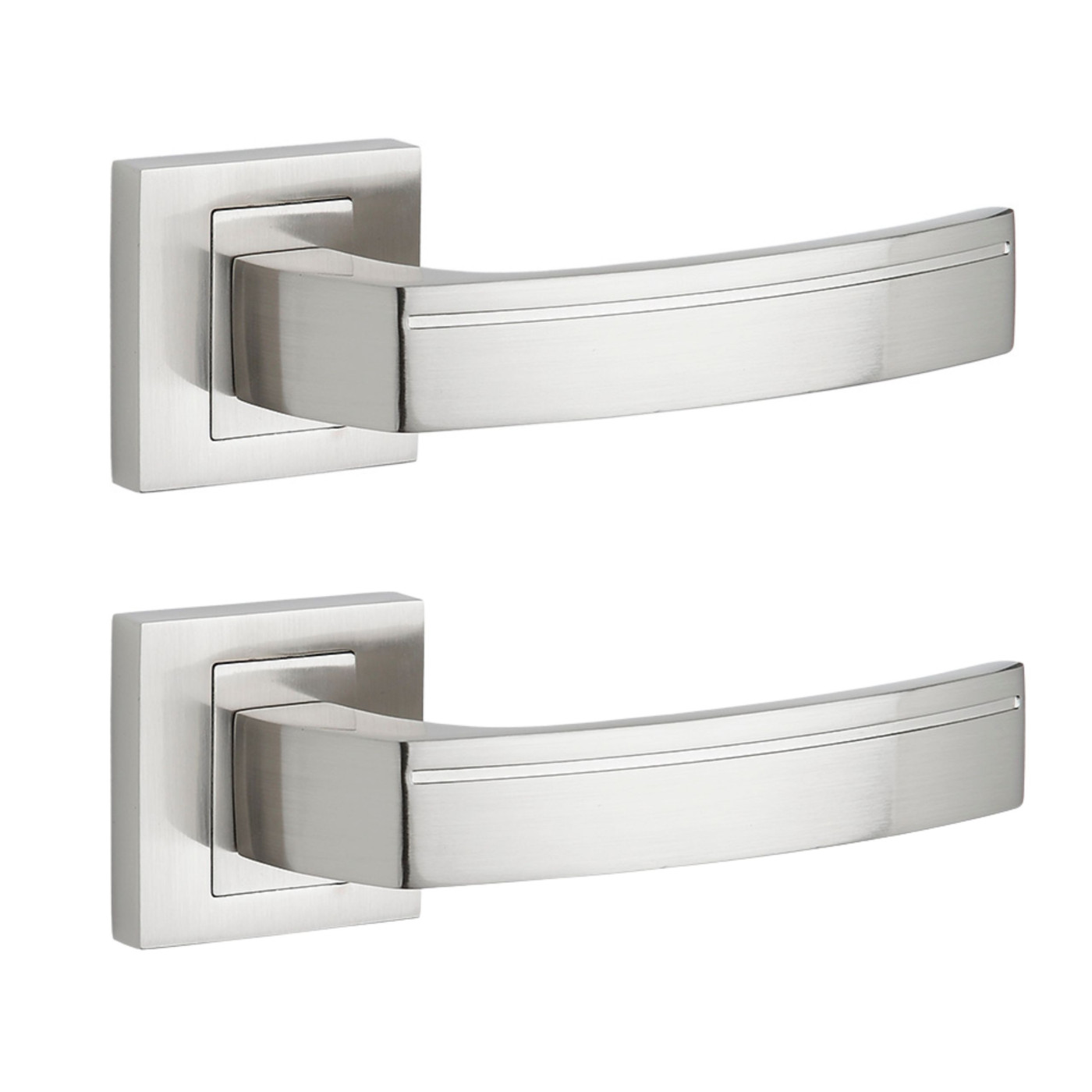 Klamka do Drzwi Wewnętrznych PARVA Satyna Klamka do Drzwi Wewnętrznych PARVA Satyna