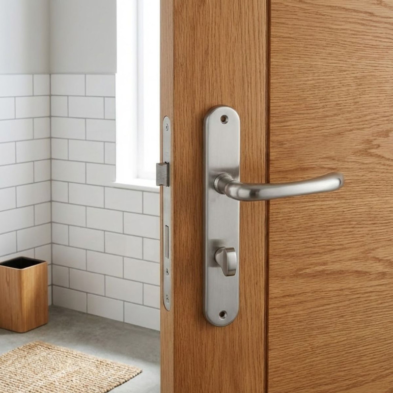 WYPRZEDAŻ Klamka Wewnetrzna 72 mm Satyna WC