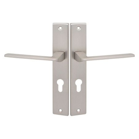 Klamka Wewnętrzna na szyldzie długim na wkładkę Zambia Satyna Kuchinox KAB_3M2A