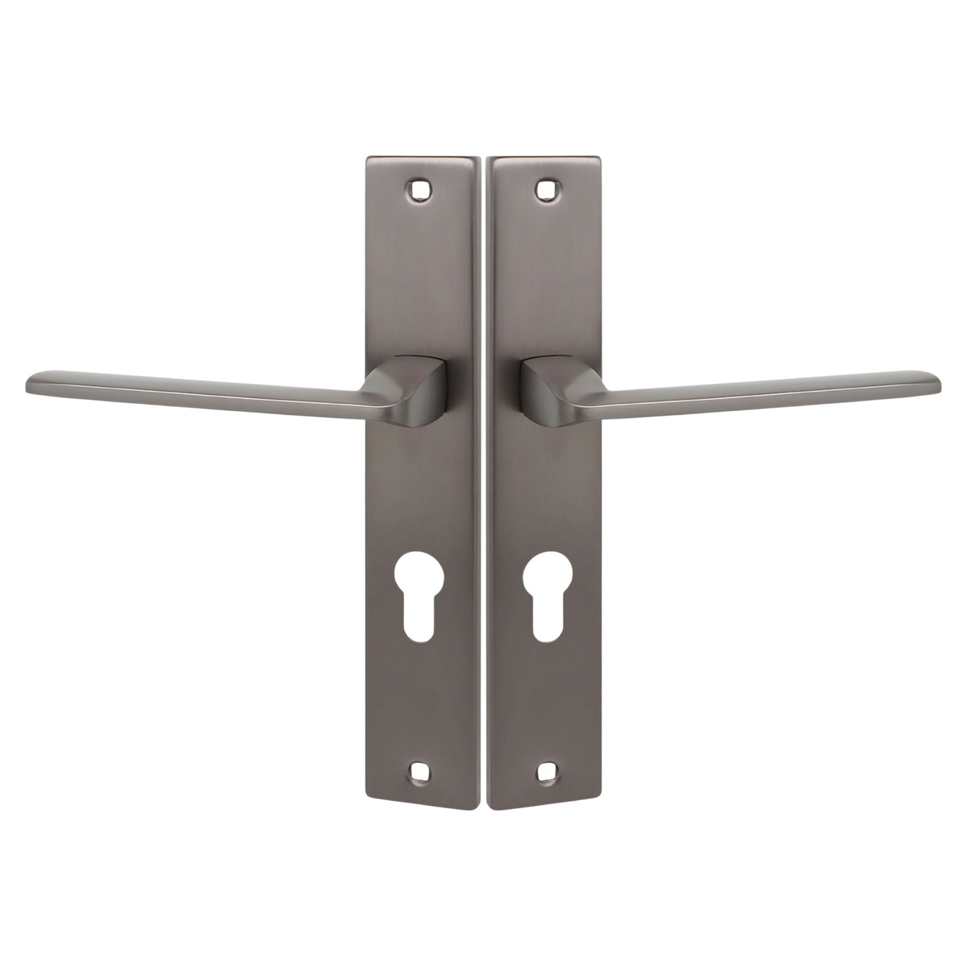 Klamka Wewnętrzna na szyldzie długim na wkładkę Zambia Grafit Kuchinox KAB_512A