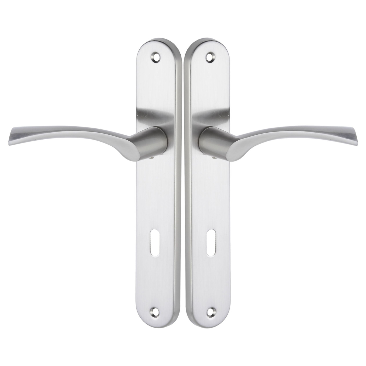 Klamka Do Drzwi Wewnętrznych Na klucz Satyna NOA