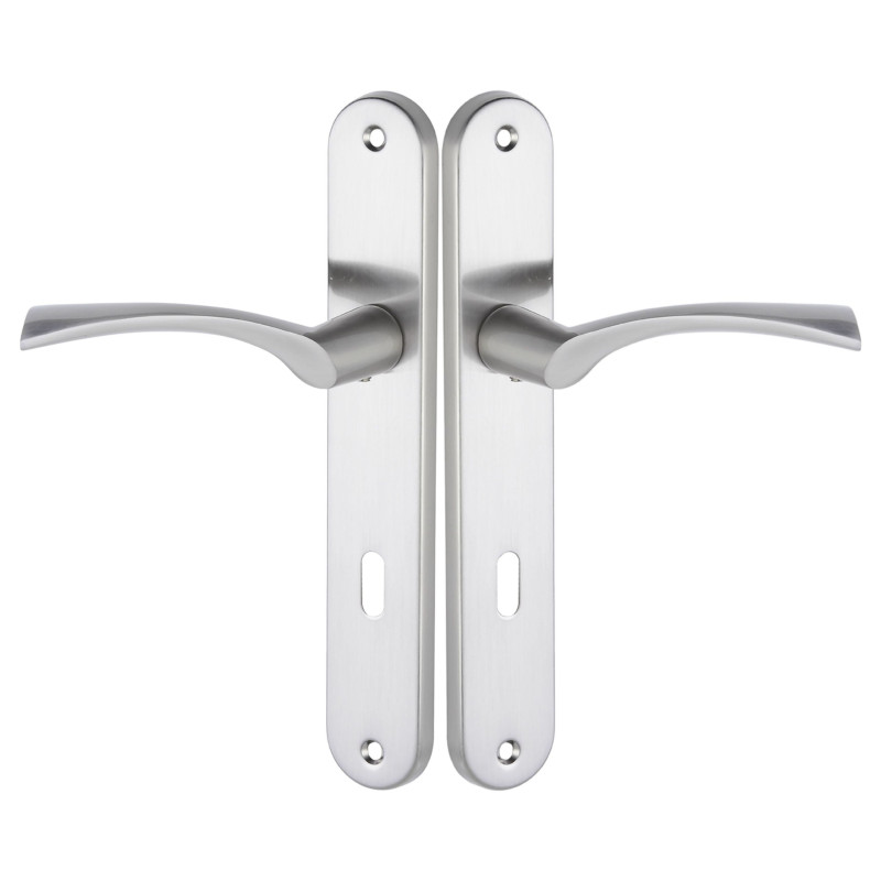 Klamka Do Drzwi Wewnętrznych Na klucz Satyna NOA