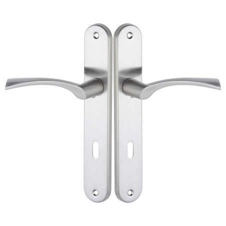 Klamka Do Drzwi Wewnętrznych Na klucz Satyna NOA