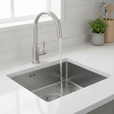 Zlewozmywak Jednokomorowy Zlew Stalowy Podwieszany ADEN Inox