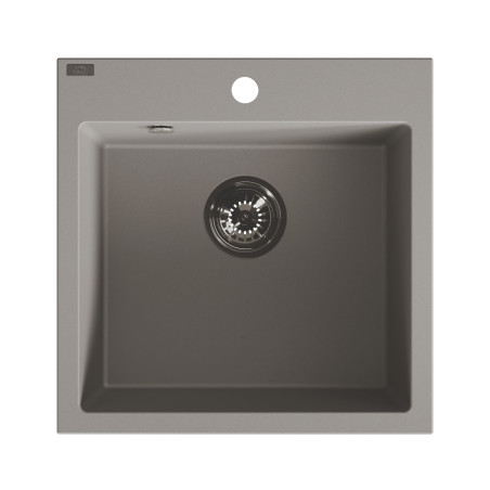 Zlew Zlewozmywak Jednokomorowy Alena Szary Zlew Zlewozmywak Jednokomorowy Alena Szary