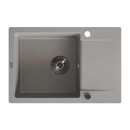 Zlewozmywak Granitowy Jednokomorowy Szary CELEBES Zlewozmywak Granitowy Jednokomorowy Szary CELEBES