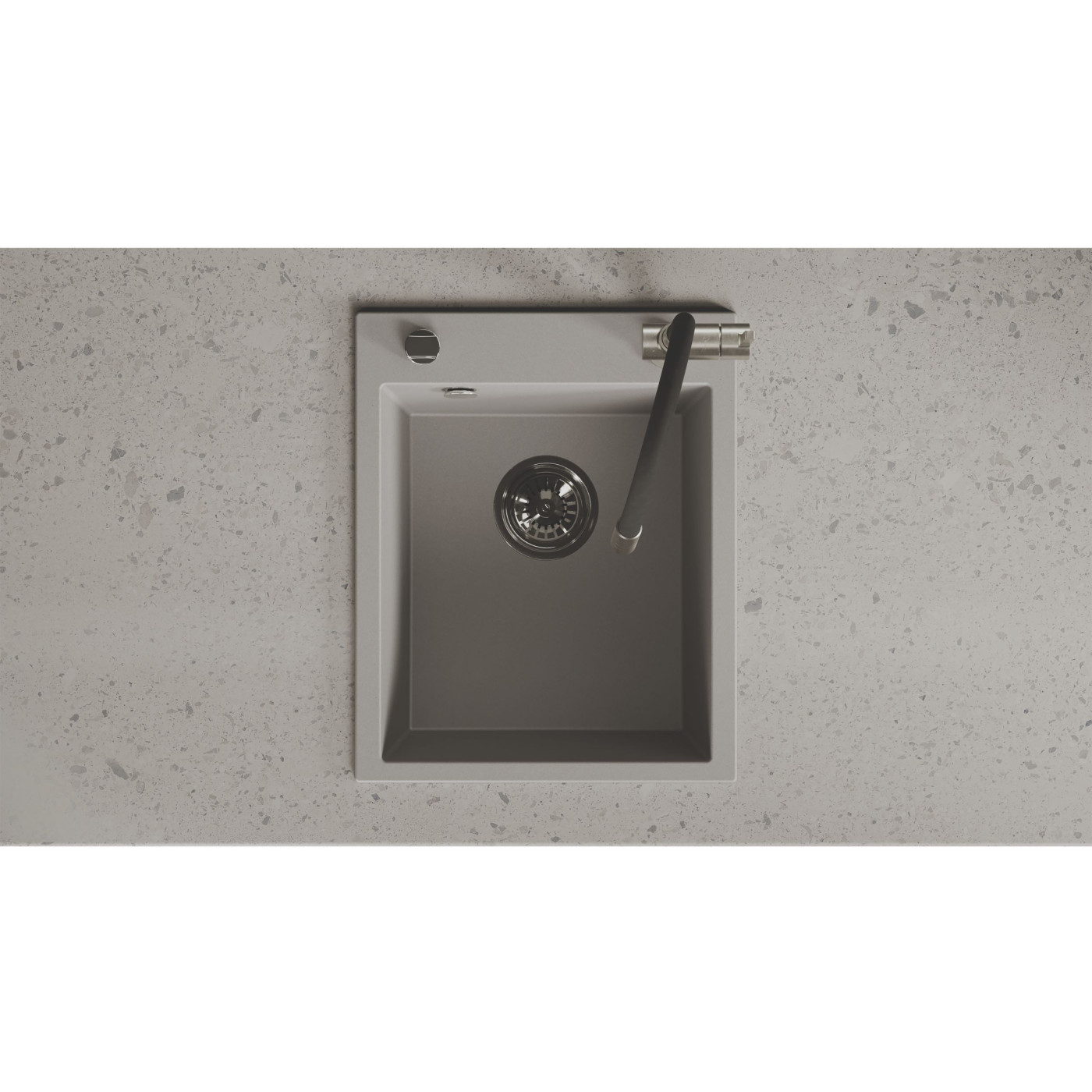 Zlew Zlewozmywak Granitowy Szary CHICHI