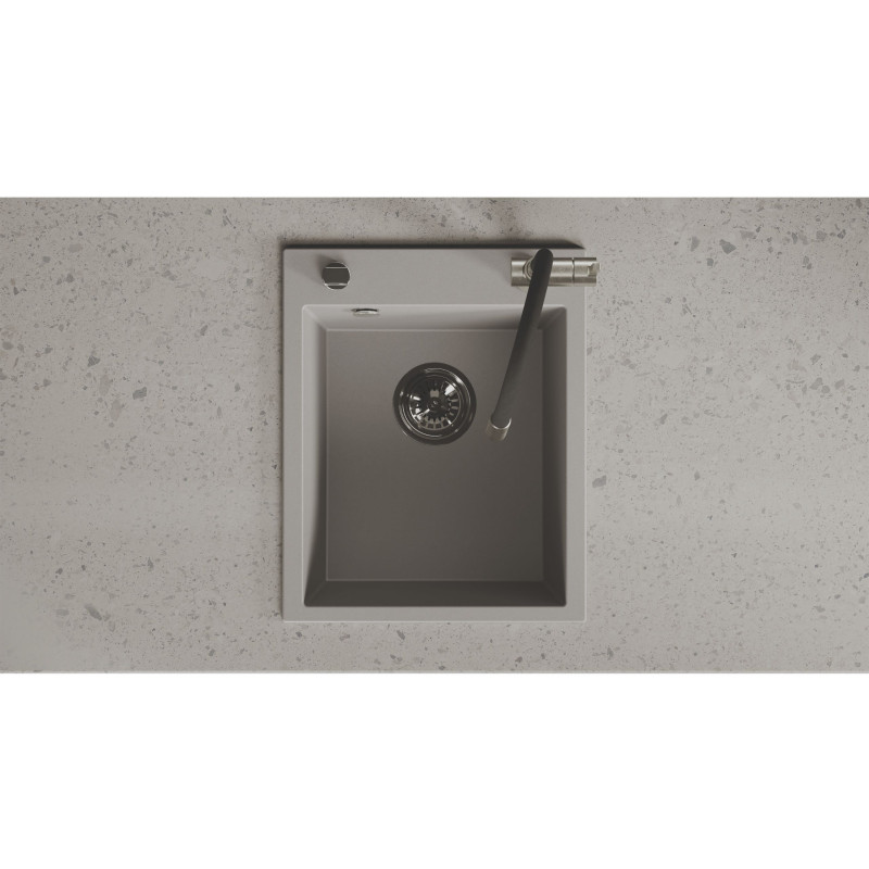 Zlew Zlewozmywak Granitowy Szary CHICHI