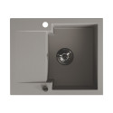 Zlew Zlewozmywak Granitowy Szary 1 komorowy Chichi 580x480 mm Zlew Zlewozmywak Granitowy Szary 1 komorowy Chichi 580x480 mm
