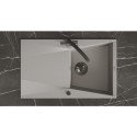 Zlew Zlewozmywak Jednokomorowy z Ociekaczem Granitowy Szary GRENADA Zlew Zlewozmywak Jednokomorowy z Ociekaczem Granitowy Szary GRENADA