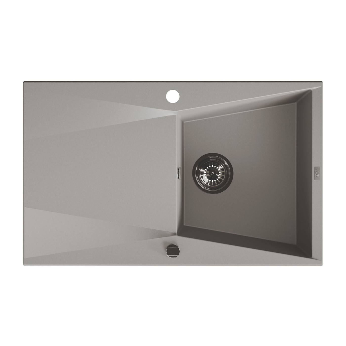 Zlew Zlewozmywak Jednokomorowy z Ociekaczem Granitowy Szary GRENADA Zlew Zlewozmywak Jednokomorowy z Ociekaczem Granitowy Szary GRENADA