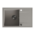 Zlewozmywak Granitowy Jednokomorowy Szary