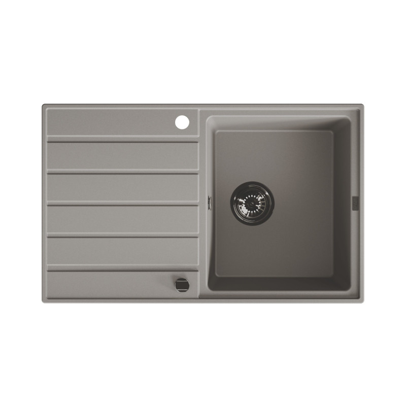 Zlew Zlewozmywak Granitowy Szary Margarita