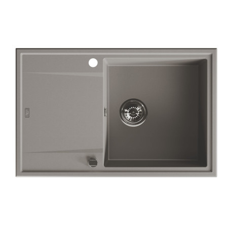 Zlew Zlewozmywak Granitowy Szary Megalo