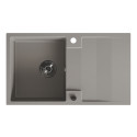 Zlewozmywak Granitowy Jednokomorowy Szary RAB Zlewozmywak Granitowy Jednokomorowy Szary RAB