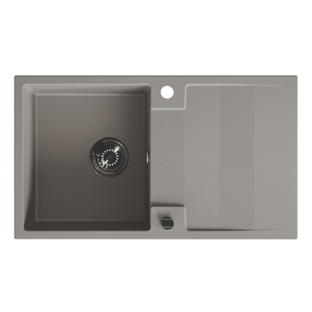Zlewozmywak Granitowy Jednokomorowy Szary RAB