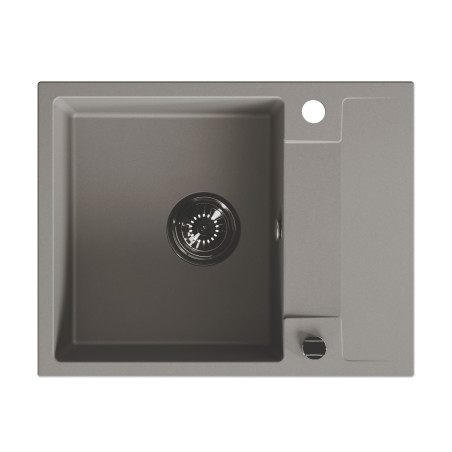 Zlewozmywak Granitowy Jednokomorowy Szary Zlewozmywak Granitowy Jednokomorowy Szary