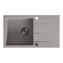 Zlewozmywak Zlew Granitowy z Syfonem Szary