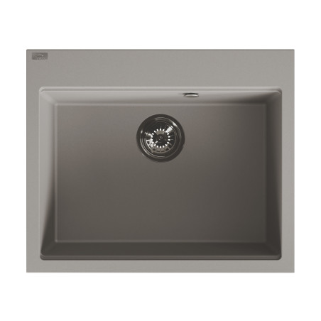 Zlew Zlewozmywak Granitowy Szary TAU
