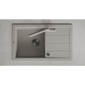 Zlewozmywak Jednokomorowy Granitowy Szary 790x480mm Trzynastka