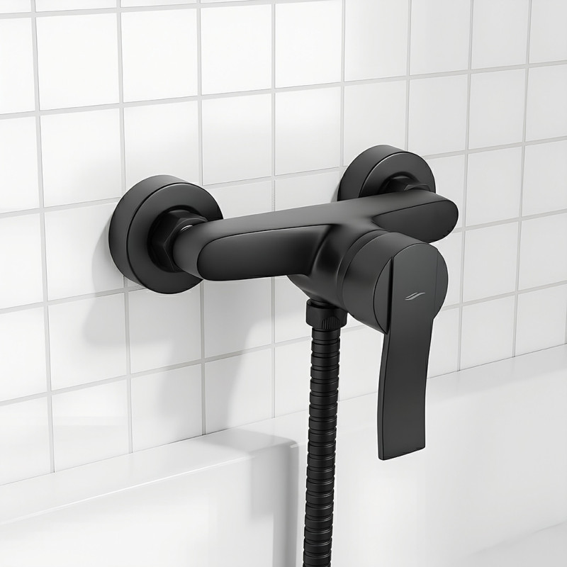 Bateria Natryskowa Madera Czarna Bateria Natryskowa Madera Czarna