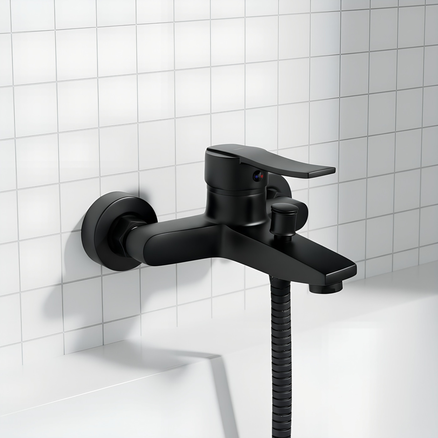 Bateria Wannowa Ścienna Czarna Madera Kuchinox Bateria Wannowa Ścienna Czarna Madera Kuchinox