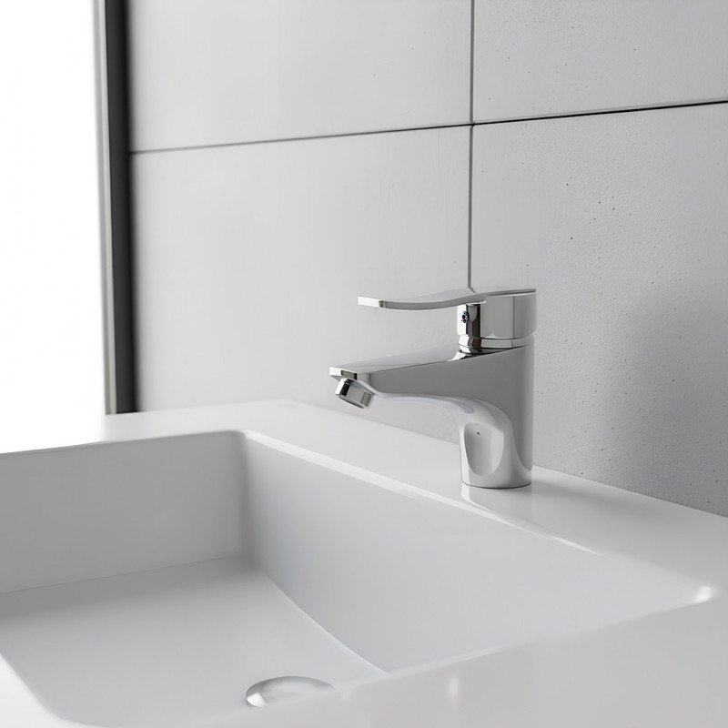 Bateria Umywalkowa Stojąca z Korkiem MADERA Bateria Umywalkowa Stojąca z Korkiem MADERA